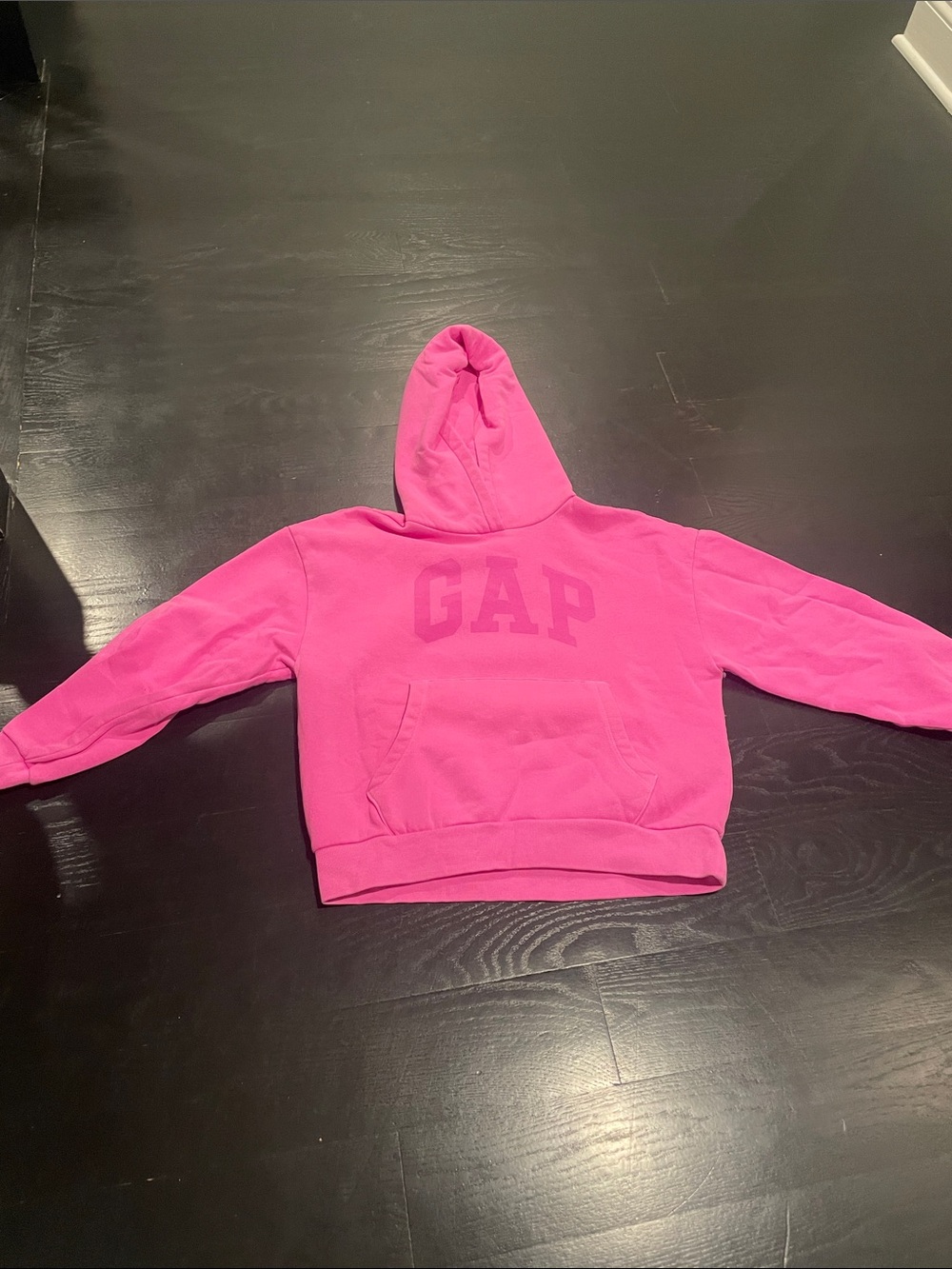 GAP Bright Pink Kids Hooded Sweatshirt